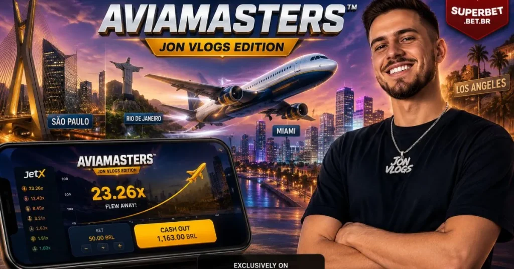 BGaming and Jon Vlogs Launch Exclusive Aviamasters™ Edition on Superbet